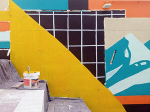 Un murale per la scuola Manara Valgimigli